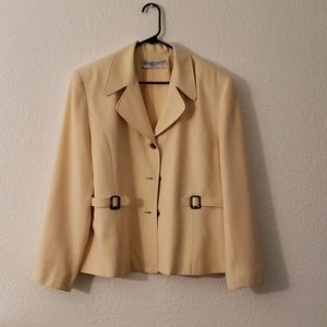 Women's yellow blazer